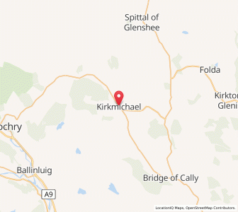 Map of Kirkmichael, ScotlandScotland