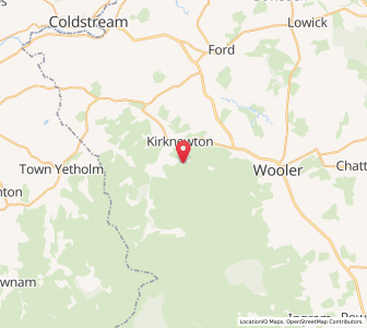 Map of Kirknewton, EnglandEngland