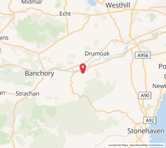 Map of Kirkton of Durris, ScotlandScotland