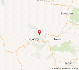 Map of Kirkton of Glenbuchat, ScotlandScotland