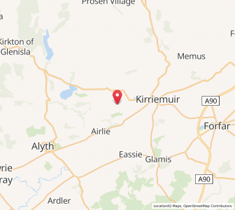 Map of Kirkton of Kingoldrum, ScotlandScotland