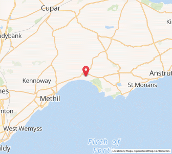 Map of Kirkton of Largo, ScotlandScotland
