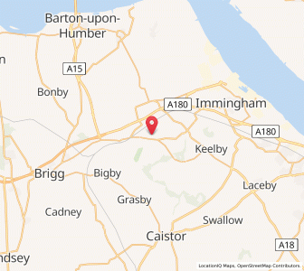 Map of Kirmington, EnglandEngland