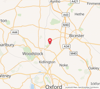 Map of Kirtlington, EnglandEngland