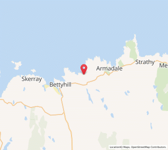 Map of Kirtomy, ScotlandScotland