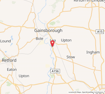 Map of Knaith, EnglandEngland