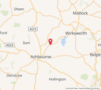 Map of Kniveton, EnglandEngland