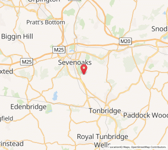 Map of Knole, EnglandEngland