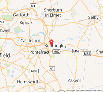 Map of Knottingley, EnglandEngland