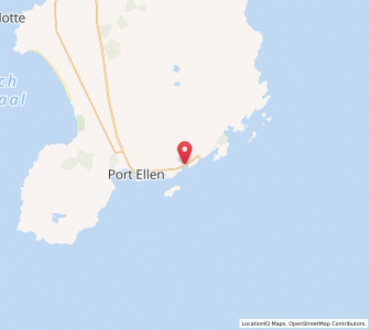Map of Lagavulin, ScotlandScotland