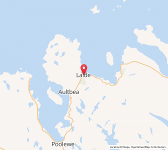 Map of Laide, ScotlandScotland