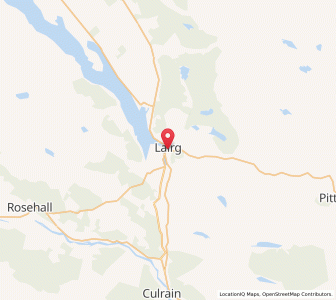 Map of Lairg, ScotlandScotland