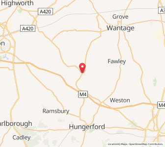 Map of Lambourn, EnglandEngland