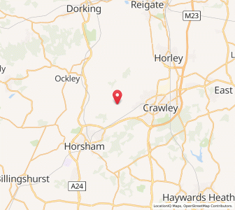 Map of Lambs Green, EnglandEngland