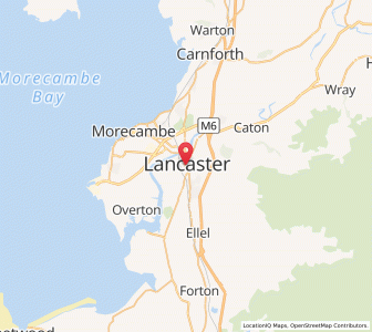 Map of Lancaster, EnglandEngland