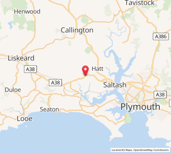 Map of Landrake, EnglandEngland