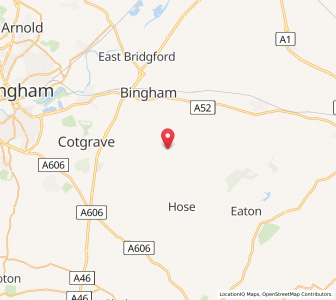 Map of Langar, EnglandEngland