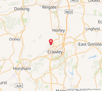 Map of Langley Green, EnglandEngland