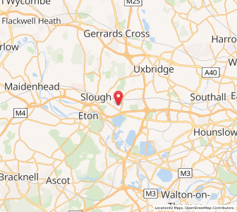 Map of Langley Marish, EnglandEngland