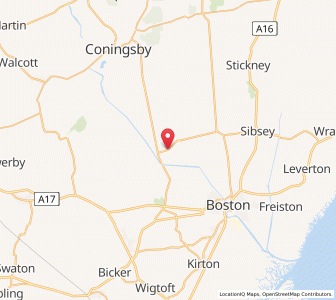 Map of Langrick, EnglandEngland
