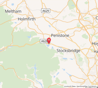 Map of Langsett, EnglandEngland