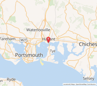 Map of Langstone, EnglandEngland