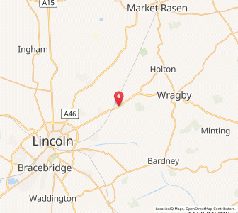 Map of Langworth, EnglandEngland