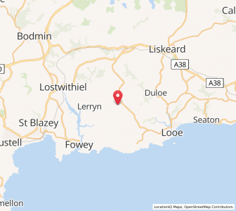 Map of Lanreath, EnglandEngland