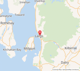 Map of Largs, ScotlandScotland