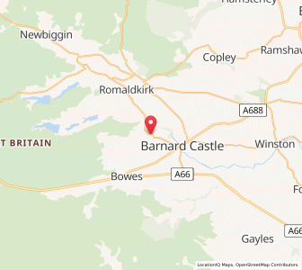 Map of Lartington, EnglandEngland