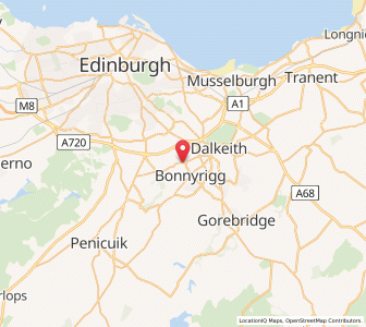 Map of Lasswade, ScotlandScotland