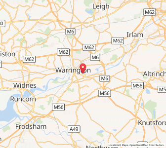 Map of Latchford, EnglandEngland