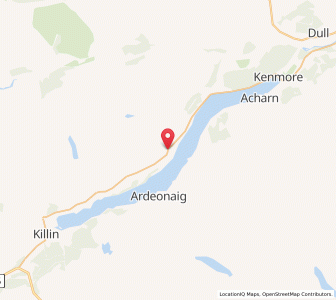 Map of Lawers, ScotlandScotland