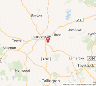 Map of Lawhitton, EnglandEngland
