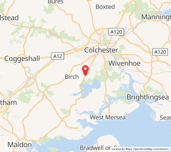 Map of Layer de la Haye, EnglandEngland