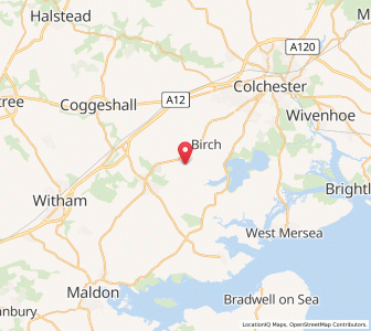 Map of Layer Marney, EnglandEngland