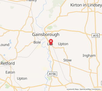 Map of Lea, EnglandEngland