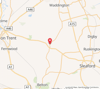 Map of Leadenham, EnglandEngland