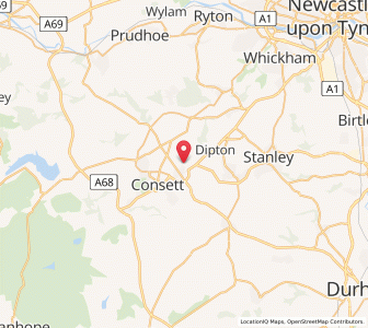 Map of Leadgate, EnglandEngland