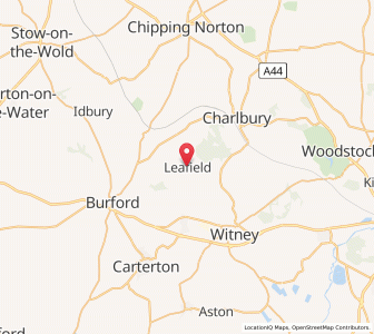 Map of Leafield, EnglandEngland