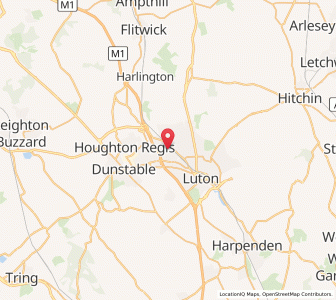 Map of Leagrave, EnglandEngland