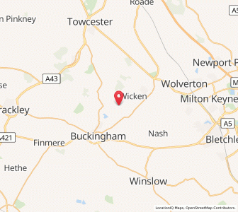 Map of Leckhampstead, EnglandEngland