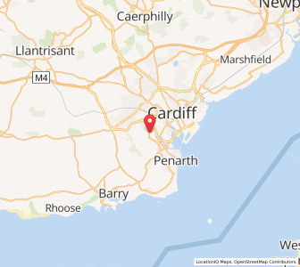 Map of Leckwith, WalesWales
