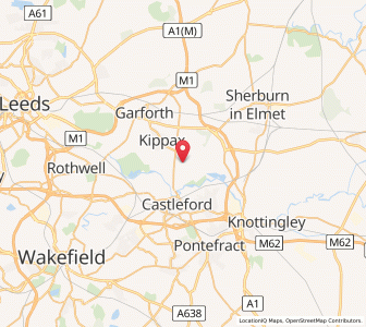 Map of Ledston, EnglandEngland