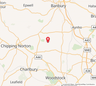 Map of Ledwell, EnglandEngland