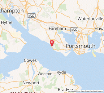 Map of Lee-on-the-Solent, EnglandEngland