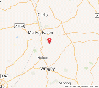 Map of Legsby, EnglandEngland