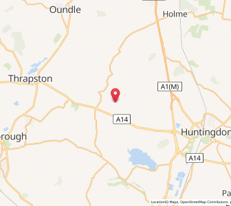 Map of Leighton Bromswold, EnglandEngland