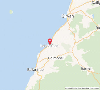 Map of Lendalfoot, ScotlandScotland