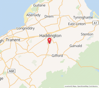 Map of Lennoxlove, ScotlandScotland